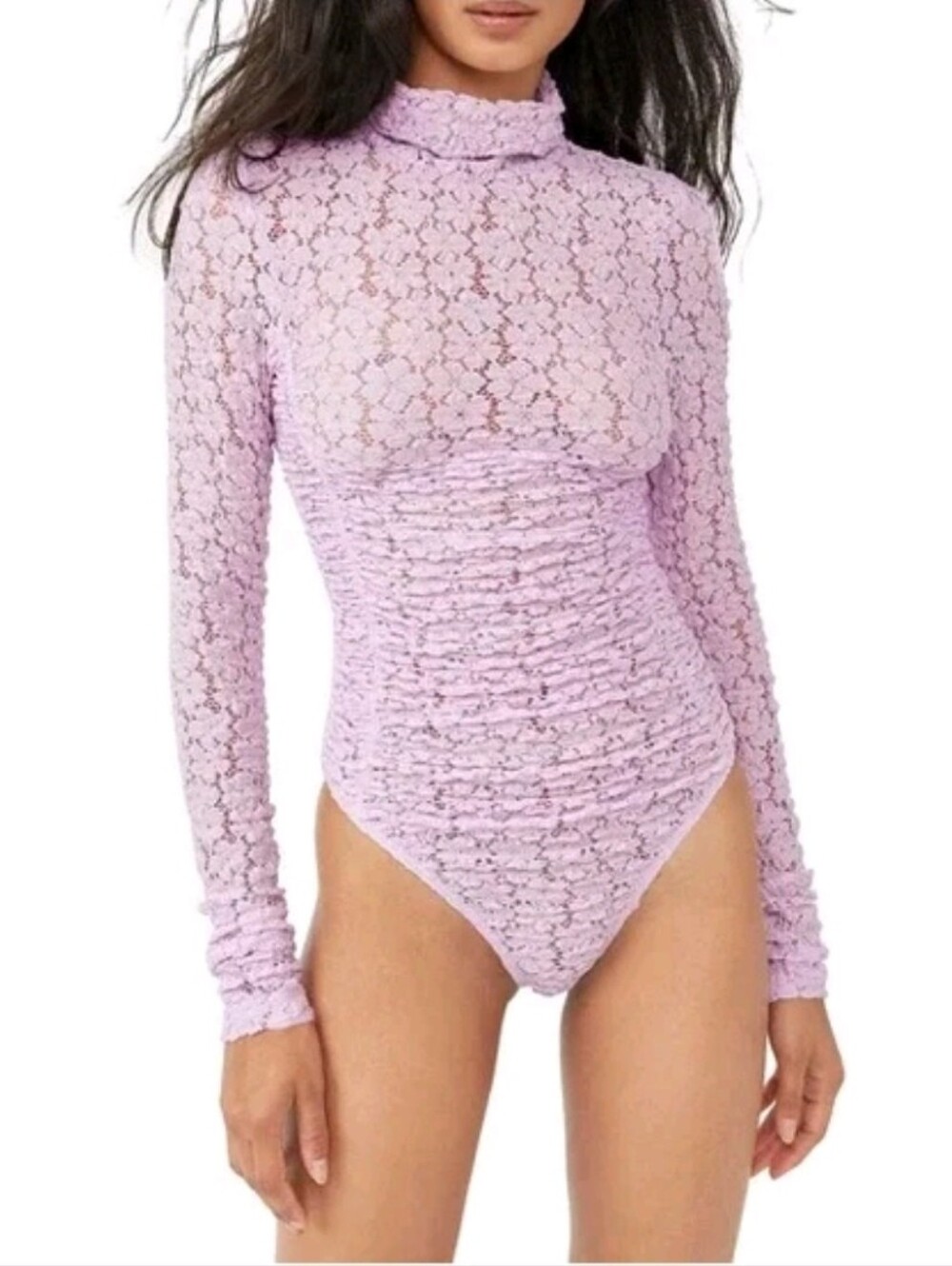 Intimately Free People | NWT Day & Night Lace Bodysuit In Orchid Ice Size Medium